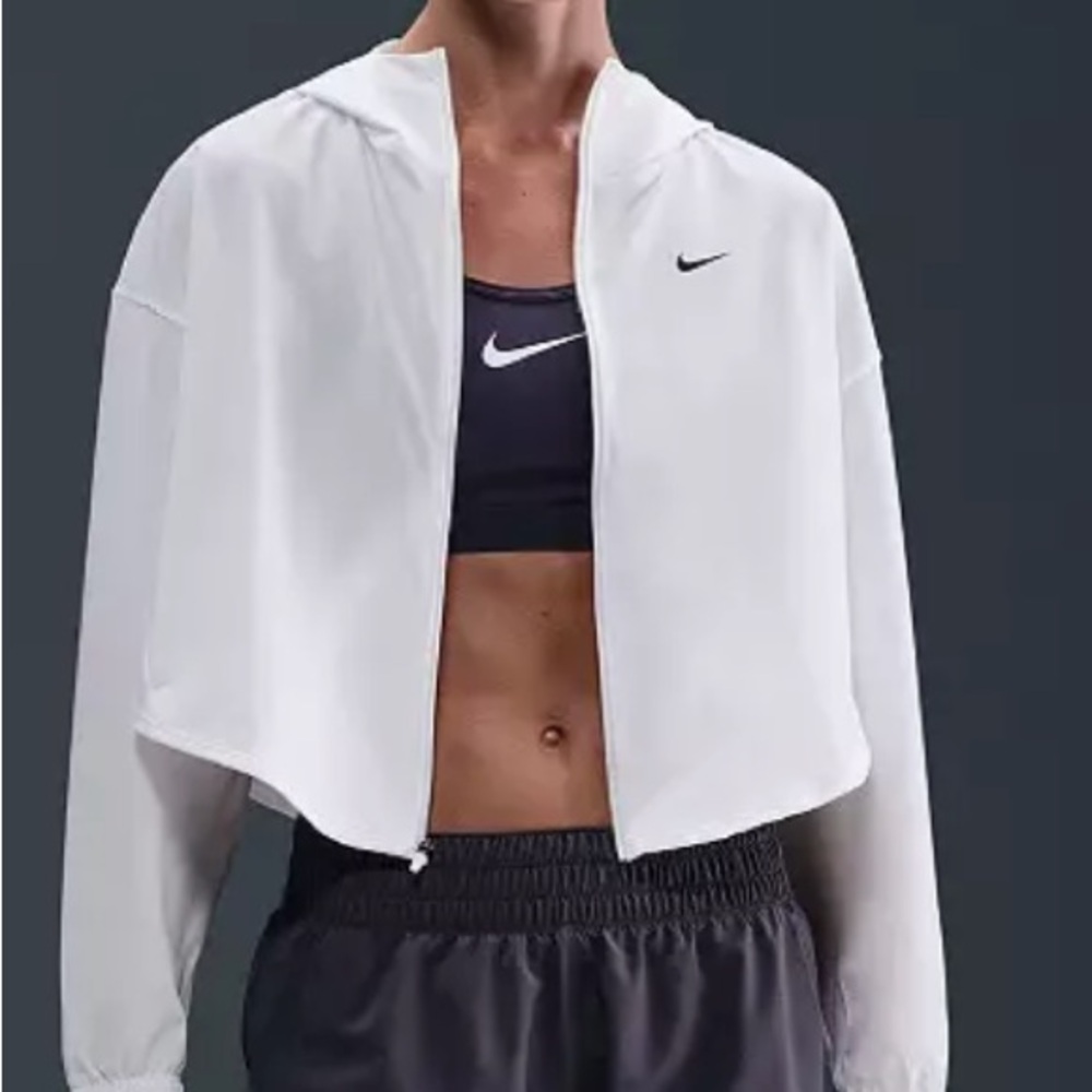 Nike One Women's Repel Oversized Hooded Woven Jacket size L new